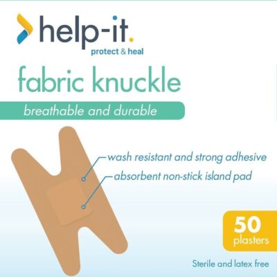 Help-It Fabric Knuckle Plasters 50 per box